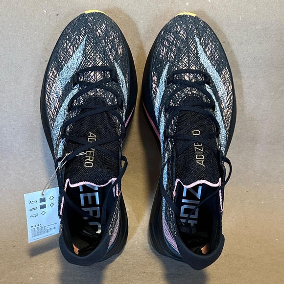 Adidas Adizero Prime X 2.0 Strung Mens Running Shoe Black Spark - Picture 6 of 9